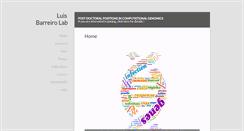 Desktop Screenshot of luis-barreirolab.org